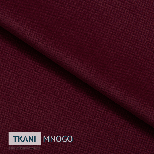 Фото обивки бархата “14” (однотонный красный)