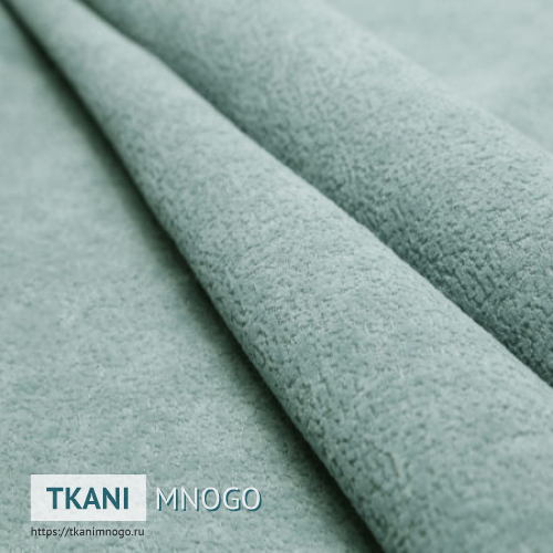 Фото фактуры велюра “71” (однотонный зеленый)