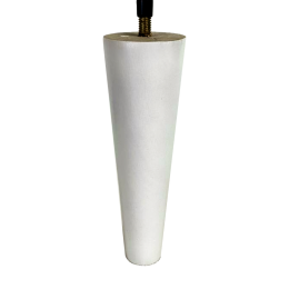 Белые деревянные конические опоры Н 100 - опора для дивана, для кровати, для кресла
 - Опоры мебельные деревянные
