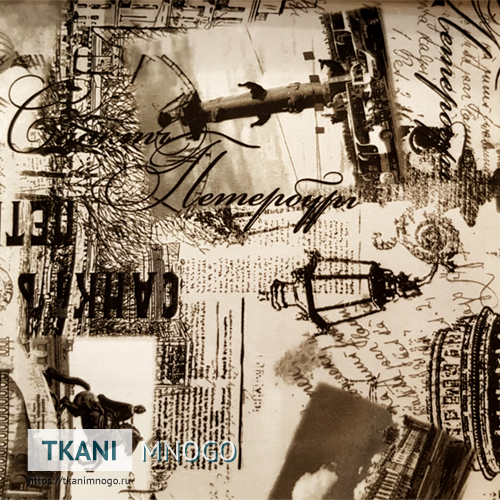 Фото рисунка микровелюра “4038-4 (М38-4)” город.