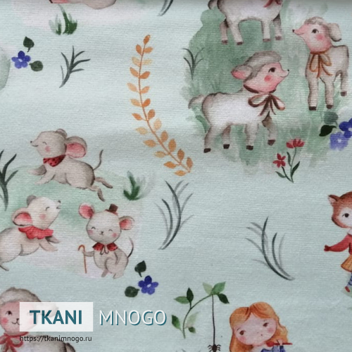 Фото рисунка микровелюра “s40-12” детские.